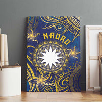 Nauru Canvas Wall Art Hibiscus Polynesian Tribal Pattern