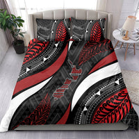 Aotearoa New Zealand Native Birds Map Bedding Set Silver Fern Tribal Pattern DT05 - Polynesian Pride