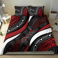 Aotearoa New Zealand Native Birds Map Bedding Set Silver Fern Tribal Pattern DT05 - Polynesian Pride