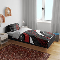 Aotearoa New Zealand Native Birds Map Bedding Set Silver Fern Tribal Pattern DT05 - Polynesian Pride