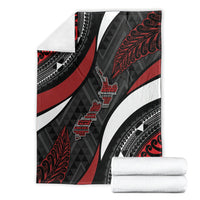 Aotearoa New Zealand Native Birds Map Blanket Silver Fern Tribal Pattern DT05 - Polynesian Pride