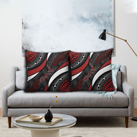 Aotearoa New Zealand Native Birds Map Pillow Cover Silver Fern Tribal Pattern DT05 - Polynesian Pride