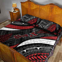 Aotearoa New Zealand Native Birds Map Quilt Bed Set Silver Fern Tribal Pattern DT05 - Polynesian Pride