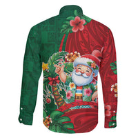 Hawaii Christmas Family Matching Puletasi and Hawaiian Shirt Mele Kalikimaka Funny Hawaiian Santa - Polynesian Pride