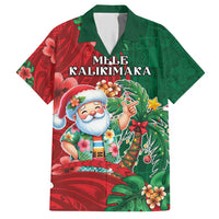 Hawaii Christmas Hawaiian Shirt Mele Kalikimaka Funny Hawaiian Santa - Polynesian Pride