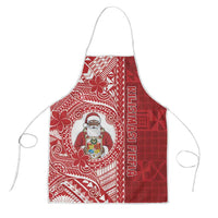 Tonga Christmas Apron Kilisimasi Fiefia DT05 Red - Polynesian Pride