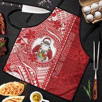 Tonga Christmas Apron Kilisimasi Fiefia DT05 Red - Polynesian Pride