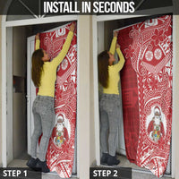 Tonga Christmas Door Cover Kilisimasi Fiefia DT05 - Polynesian Pride