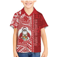 Tonga Christmas Family Matching Mermaid Dress and Hawaiian Shirt Kilisimasi Fiefia - Polynesian Pride