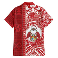 Tonga Christmas Family Matching Off Shoulder Maxi Dress and Hawaiian Shirt Kilisimasi Fiefia - Polynesian Pride