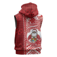 Tonga Christmas Sleeveless Zip Hoodie Kilisimasi Fiefia DT05 - Polynesian Pride