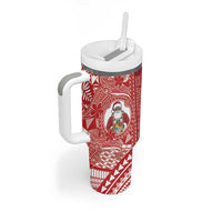 Tonga Christmas Tumbler With Handle Kilisimasi Fiefia - Polynesian Pride