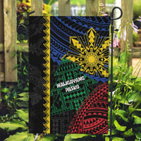 Philippines Christmas Garden Flag Xmas Tree Filipino Tribal Patterns - Polynesian Pride