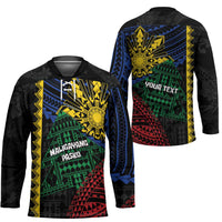 Personalised Philippines Christmas Hockey Jersey Xmas Tree Filipino Tribal Patterns DT05 - Polynesian Pride