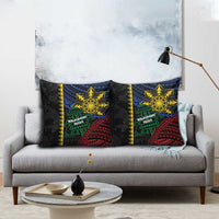 Philippines Christmas Pillow Cover Xmas Tree Filipino Tribal Patterns - Polynesian Pride