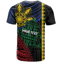 Personalised Philippines Christmas T Shirt Xmas Tree Filipino Tribal Patterns DT05 - Polynesian Pride