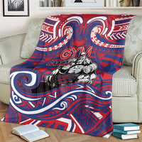 Samoa Gym Blanket Muscle Samoan Tribal Waves - Polynesian Pride