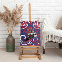 Samoa Gym Canvas Wall Art Muscle Samoan Tribal Waves DT05 - Polynesian Pride
