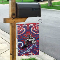 Samoa Gym Garden Flag Muscle Samoan Tribal Waves - Polynesian Pride