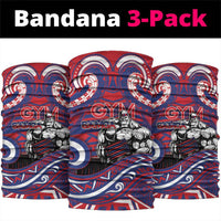 Samoa Gym Neck Gaiter Muscle Samoan Tribal Waves - Polynesian Pride