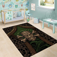 Hawaii Tiki Pirates Area Rug Kakau Pattern Polynesian Style DT05 - Polynesian Pride