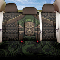 Hawaii Tiki Pirates Back Car Seat Cover Kakau Pattern Polynesian Style DT05 One Size Green - Polynesian Pride