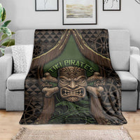 Hawaii Tiki Pirates Blanket Kakau Pattern Polynesian Style DT05 - Polynesian Pride