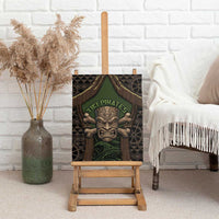 Hawaii Tiki Pirates Canvas Wall Art Kakau Pattern Polynesian Style DT05 - Polynesian Pride