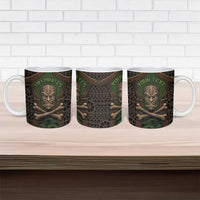 Personalised Hawaii Tiki Pirates Ceramic Mug Kakau Pattern Polynesian Style DT05 - Polynesian Pride