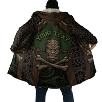 Personalised Hawaii Tiki Pirates Cloak Kakau Pattern Polynesian Style DT05 - Polynesian Pride