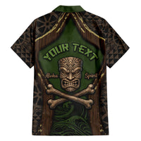Personalised Hawaii Tiki Pirates Hawaiian Shirt Kakau Pattern Polynesian Style DT05 - Polynesian Pride