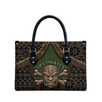Hawaii Tiki Pirates Leather Bag Kakau Pattern Polynesian Style DT05 - Polynesian Pride