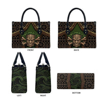 Hawaii Tiki Pirates Leather Bag Kakau Pattern Polynesian Style DT05 - Polynesian Pride