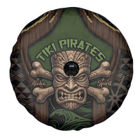 Hawaii Tiki Pirates Spare Tire Cover Kakau Pattern Polynesian Style DT05 - Polynesian Pride