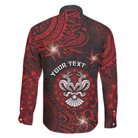 Personalised Easter Island Family Matching Short Sleeve Bodycon Dress and Hawaiian Shirt Hibiscus Polynesian Tribal Pattern