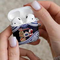 Samoa Christmas AirPods Case Samoan Siva Dance With Santa DT05 - Polynesian Pride