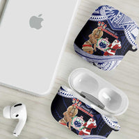 Samoa Christmas AirPods Case Samoan Siva Dance With Santa DT05 - Polynesian Pride
