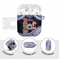 Samoa Christmas AirPods Case Samoan Siva Dance With Santa DT05 - Polynesian Pride