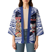 Samoa Christmas Kimono Samoan Siva Dance With Santa - Polynesian Pride