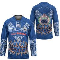 Toa Samoa Hockey Jersey Samoan Warrior Spirit Rugby DT05 - Polynesian Pride