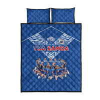 Toa Samoa Quilt Bed Set Samoan Warrior Spirit Rugby - Polynesian Pride