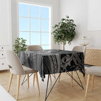 Maori Romantic Valentine Tablecloth The Hongi Kiss Black Galaxy DT05 - Polynesian Pride