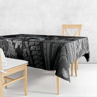 Maori Romantic Valentine Tablecloth The Hongi Kiss Black Galaxy DT05 - Polynesian Pride