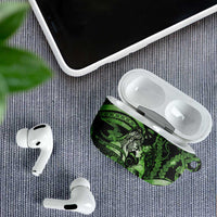 Maori Romantic Valentine AirPods Case The Hongi Kiss Green Galaxy DT05 - Polynesian Pride