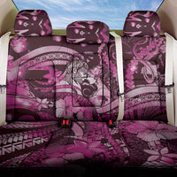 Maori Romantic Valentine Back Car Seat Cover The Hongi Kiss Pink Galaxy DT05 One Size Pink - Polynesian Pride