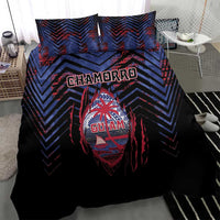 Guam Bedding Set Chamorro Seal Tribal Scratch Design - Polynesian Pride
