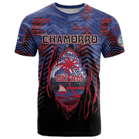 Personalised Guam T Shirt Chamorro Seal Tribal Scratch Design - Polynesian Pride