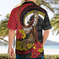 Personalised Papua New Guinea Language Week Hawaiian Shirt Bird Of Paradise Tribal Floral Pattern DT05 - Polynesian Pride