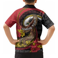 Personalised Papua New Guinea Language Week Hawaiian Shirt Bird Of Paradise Tribal Floral Pattern DT05 - Polynesian Pride