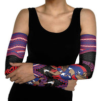 Personalised Samoa Mixed Martial Arts Arm Sleeves Flying Knee Of Samoan DT05 - Polynesian Pride